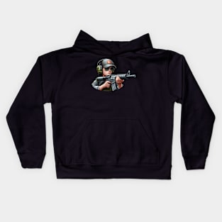 Tactical Girl Kids Hoodie